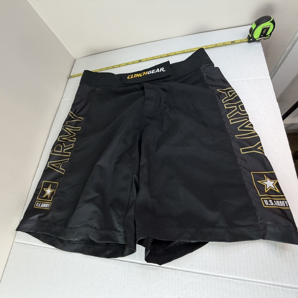 Clinch Gear MMA Wrestling Men's Shorts 36 Fight Jitsu Grappling ARMY Black